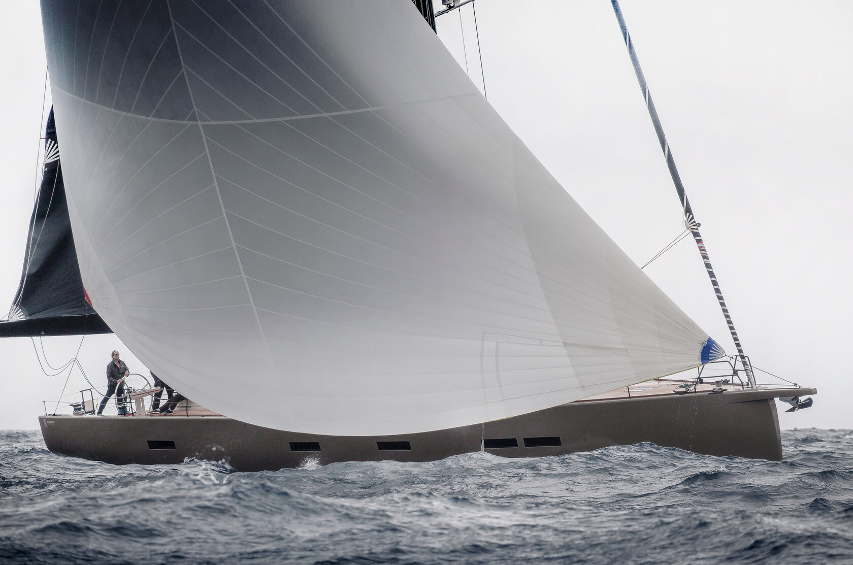 Виктор Соковнин на яхте